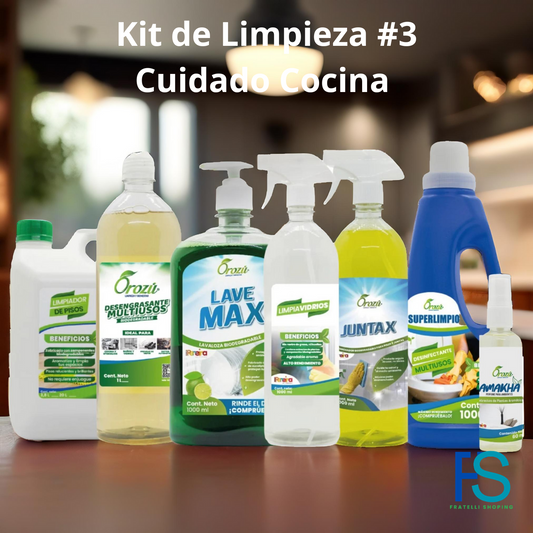 Kit de Limpieza #3 Cuidado Cocina